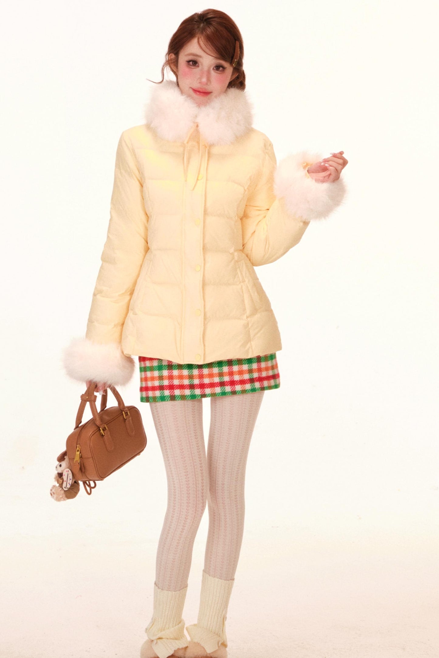 ノルディックファーコラーダウンジャケット