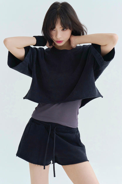 Top de Ocio Lavado + Pantalones Cortos