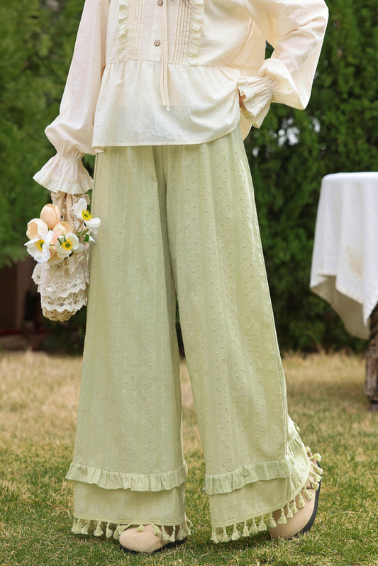 포레스트 와이드 레그 팬츠