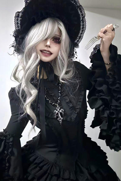 【予約商品】フェニックスゴシック姫袖ロリータセット