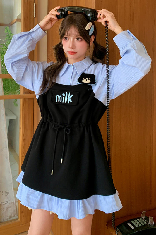 キャットイアーフーデッドドレス