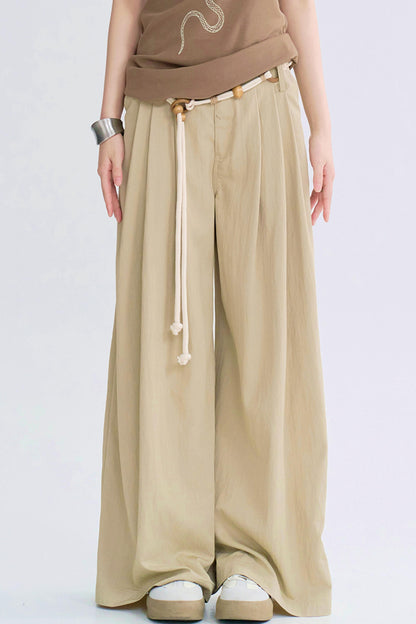 ハイウエストモップスタイルパンツ