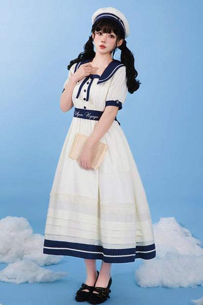 Classic Marine Lolita Dress + Accessories