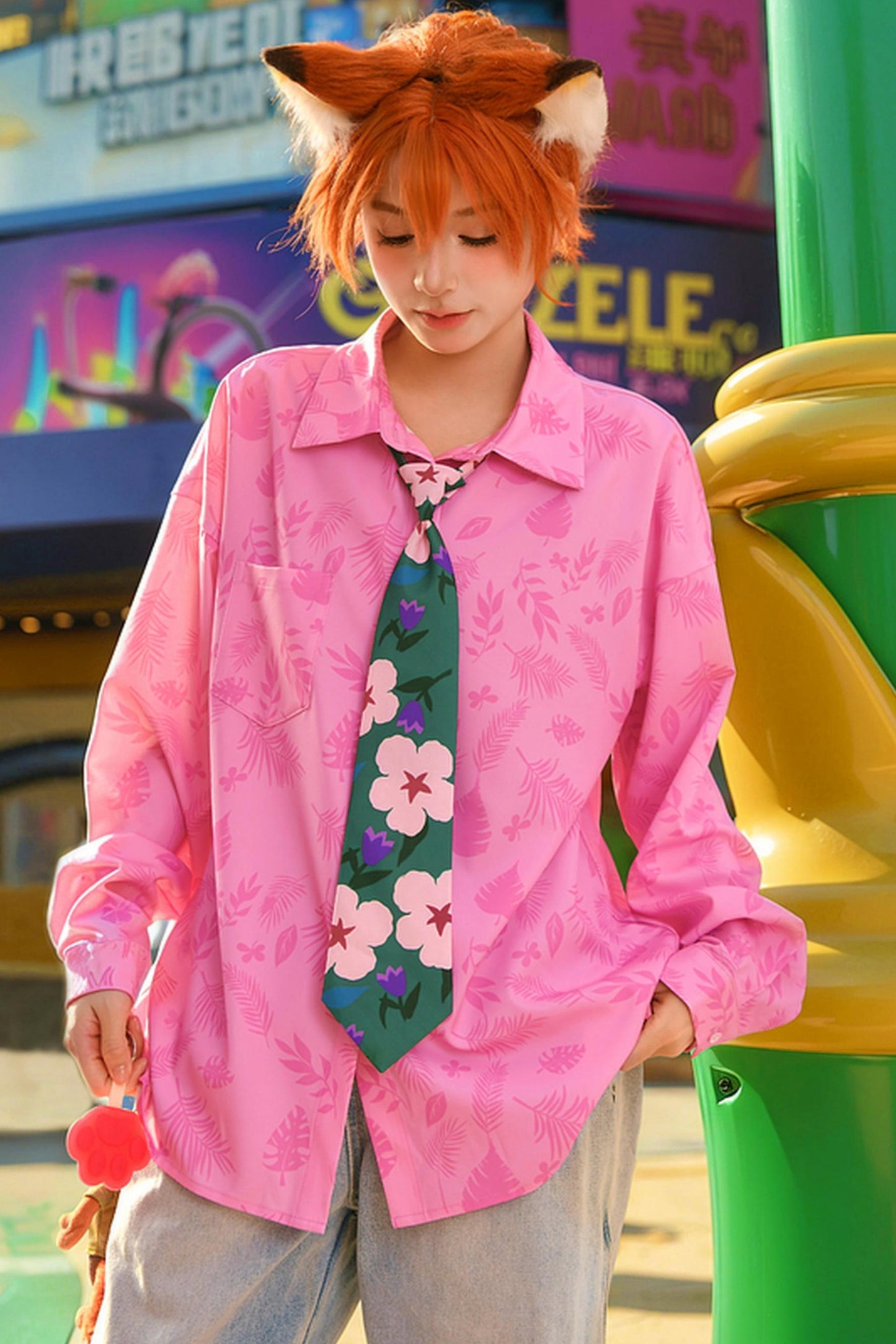 フローラルフラワーブラウス