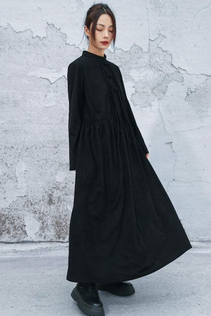 レトロコーデュロイチョンシャンドレス