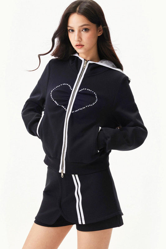 Mode Air-Layer Kapuzenjacke + Hose