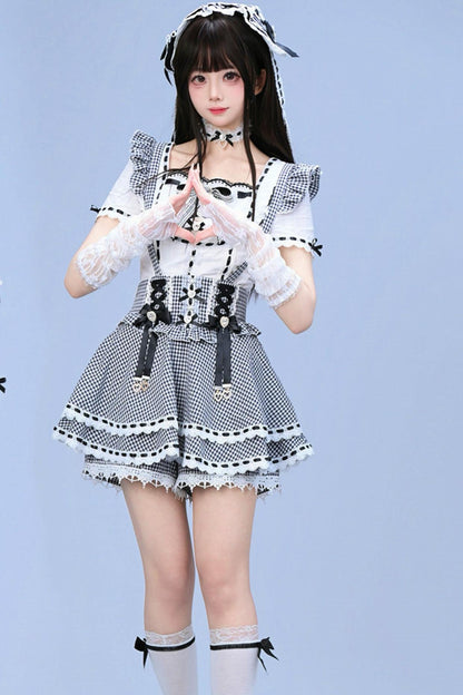 [Pre-order Item] Doll Girly Ryousangata Top + Skirt