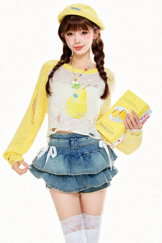 Vitamin Sweets Print Top