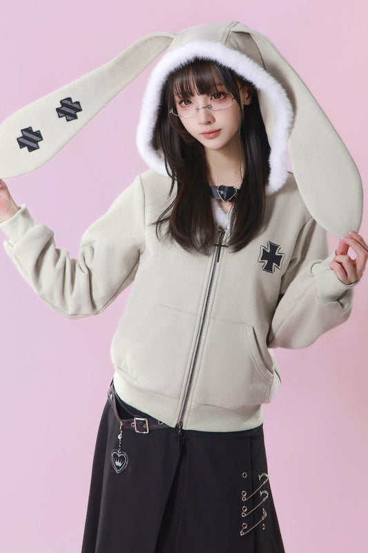 ラビットイヤーフードジャケット