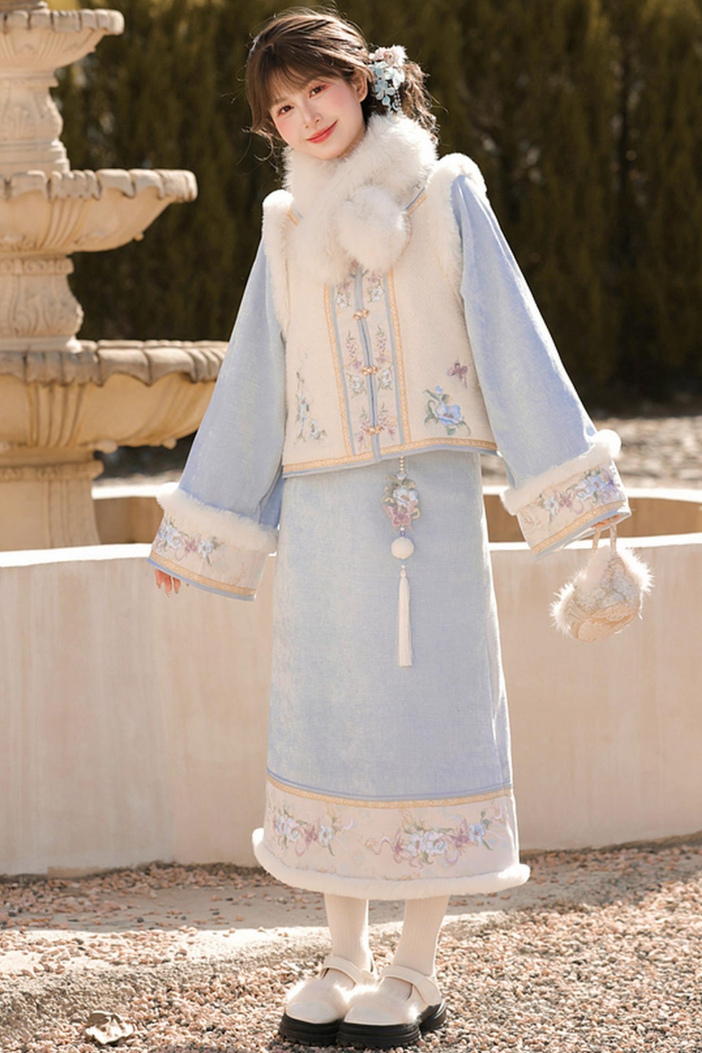 レトロチャイナロングスカート