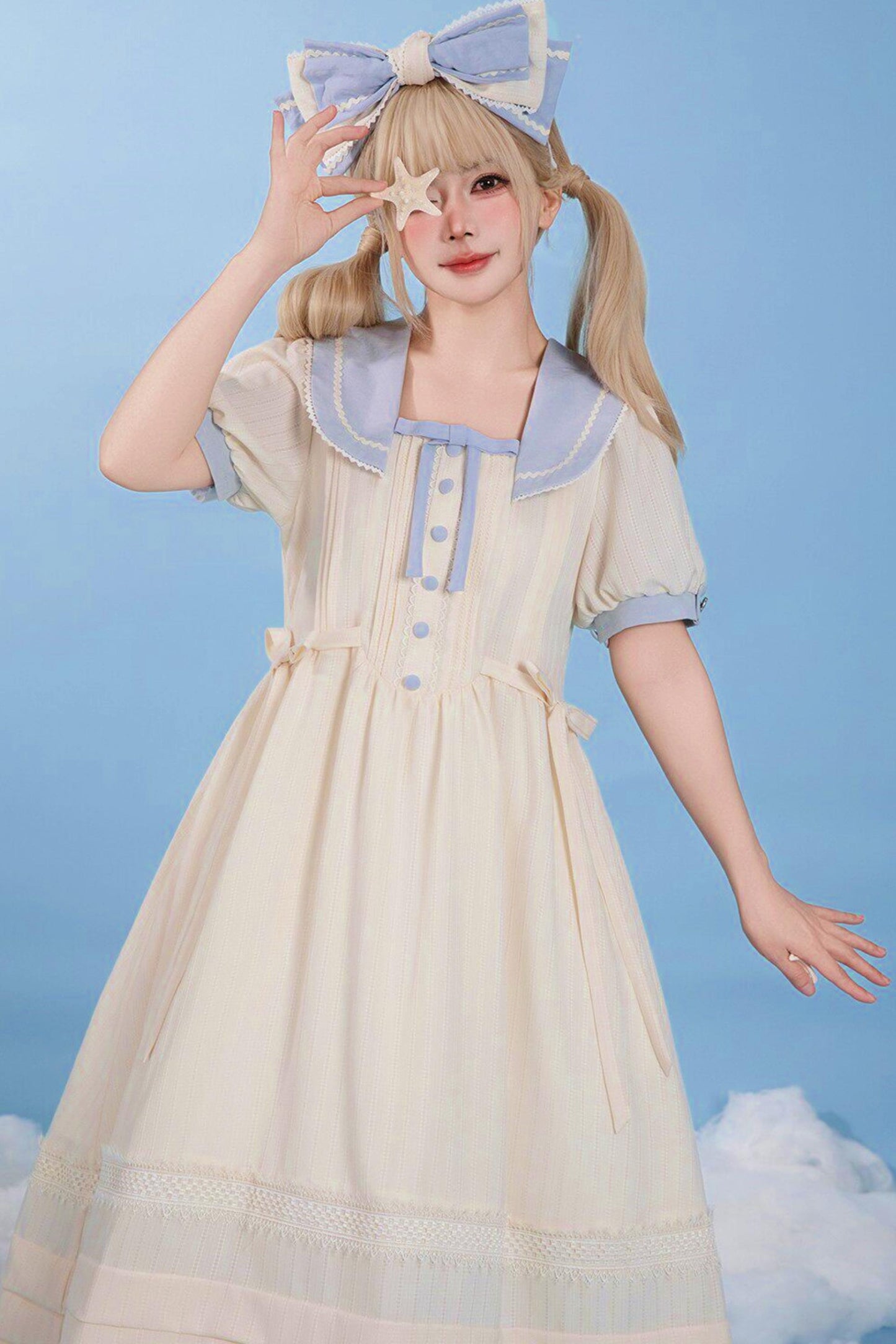 Classic Marine Lolita Dress + Accessories
