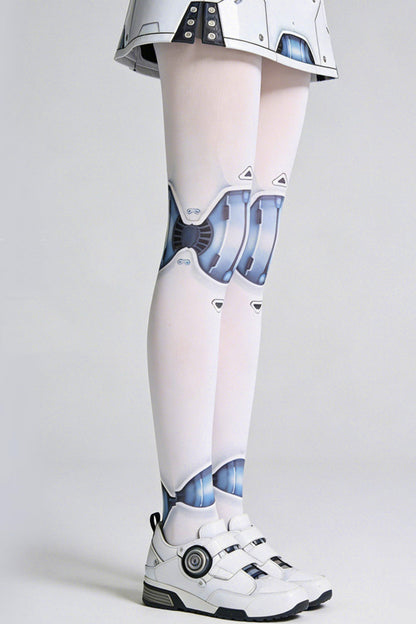 Ball-Jointed Doll Print Lolita Tights