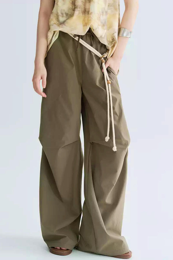 カジュアルニーディテールカーゴパンツ