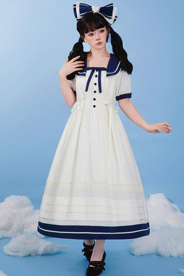 Classic Marine Lolita Dress + Accessories