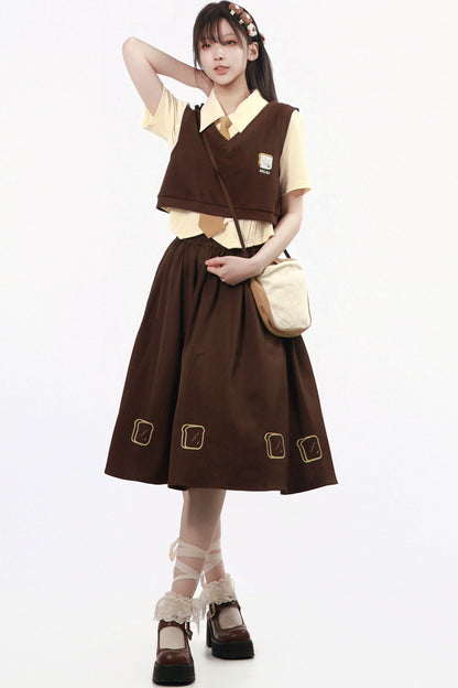 Ensemble uniforme thé au lait