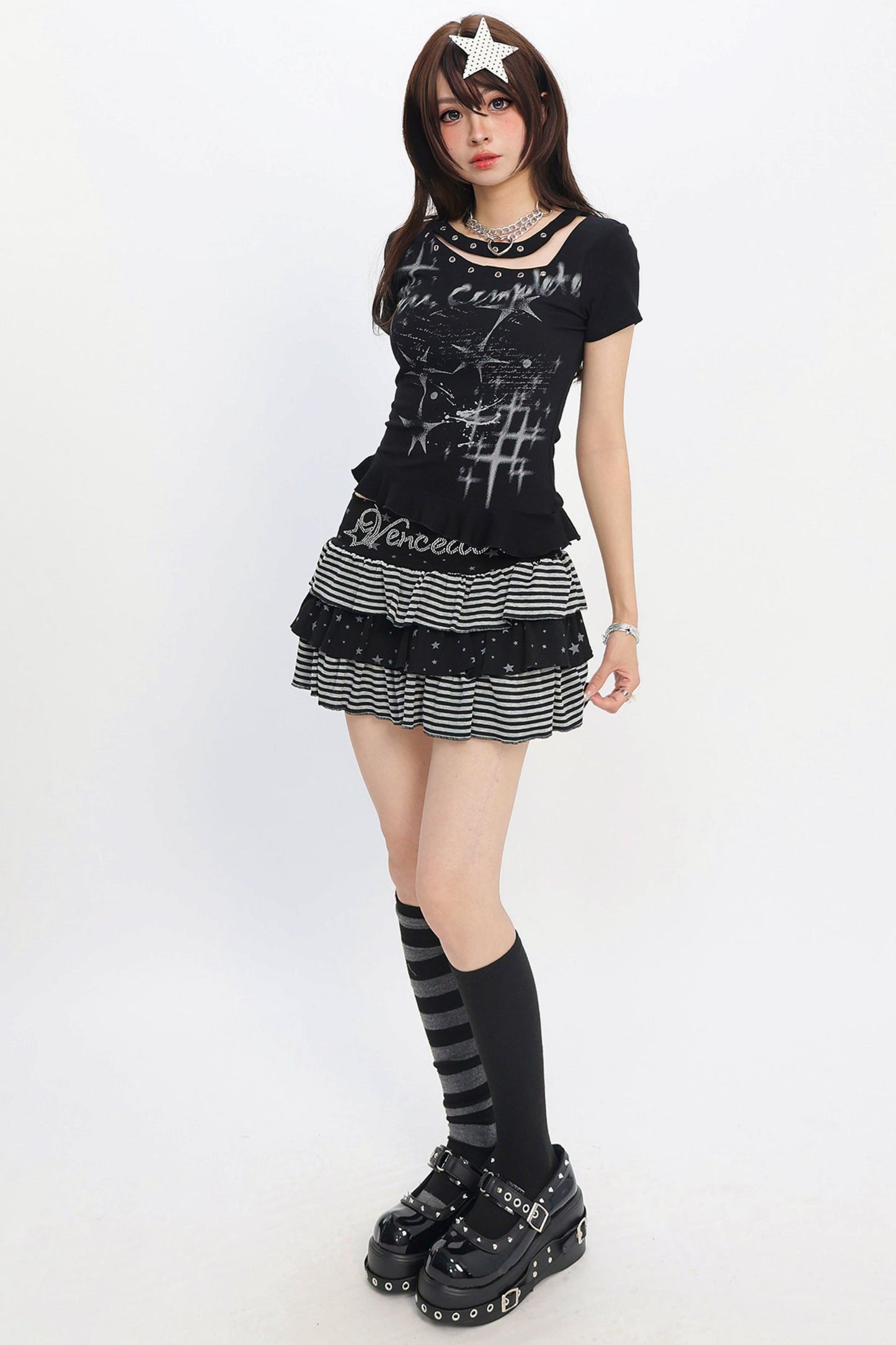 Y2K Sparkle Logo T-Shirt