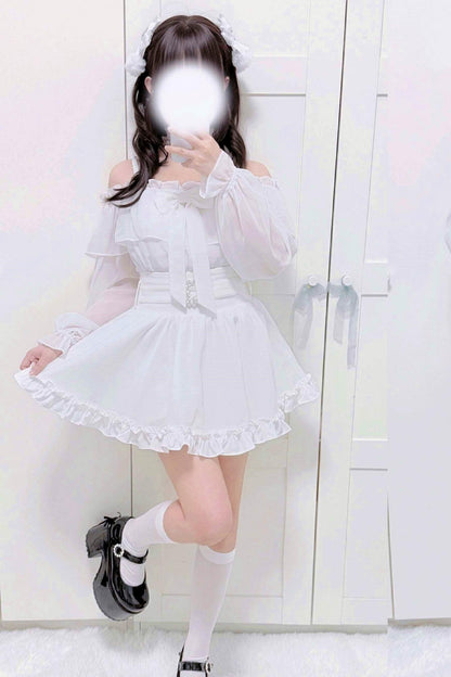 Angel Ruffle Chiffon Top