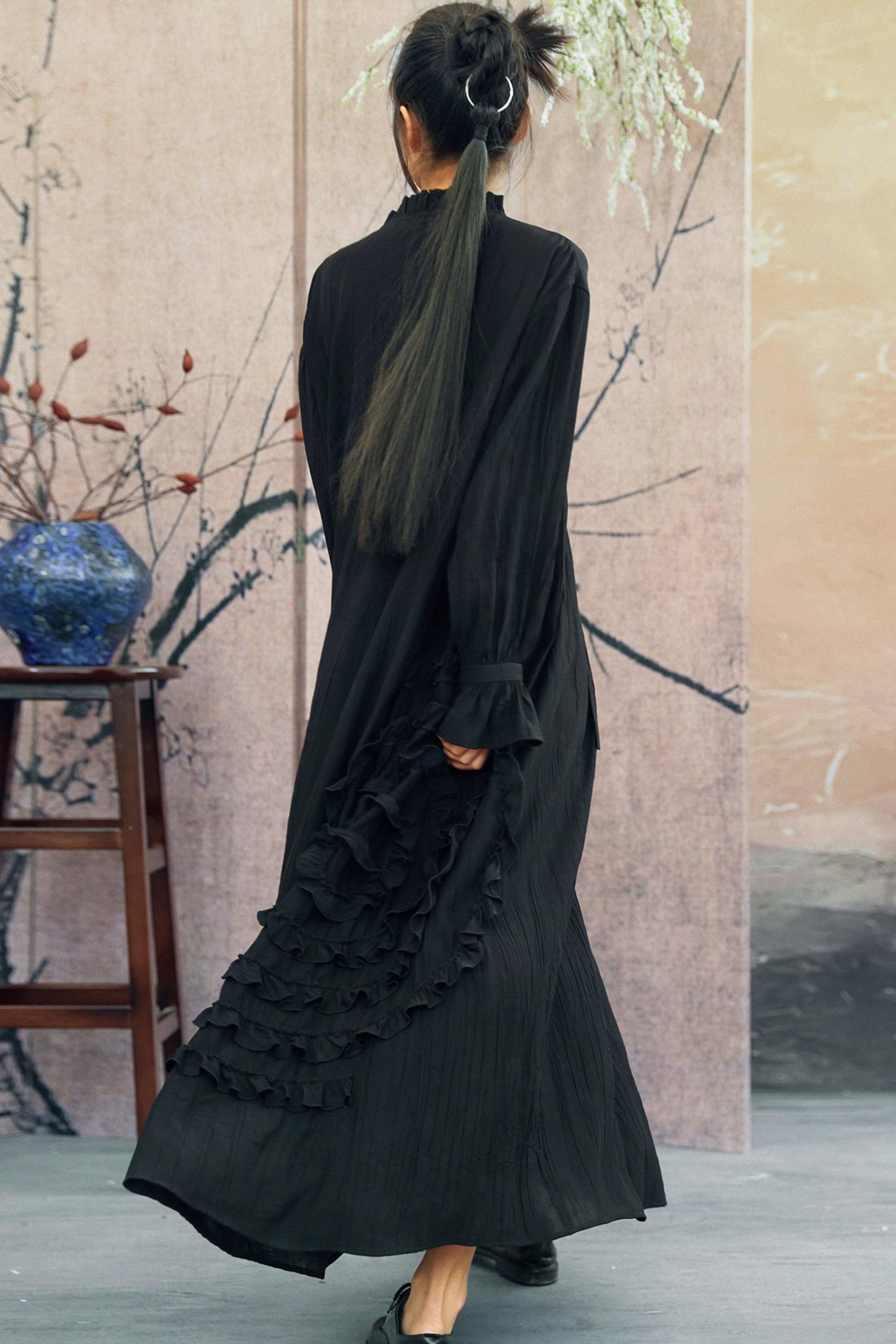 Mantic Black Long Dress