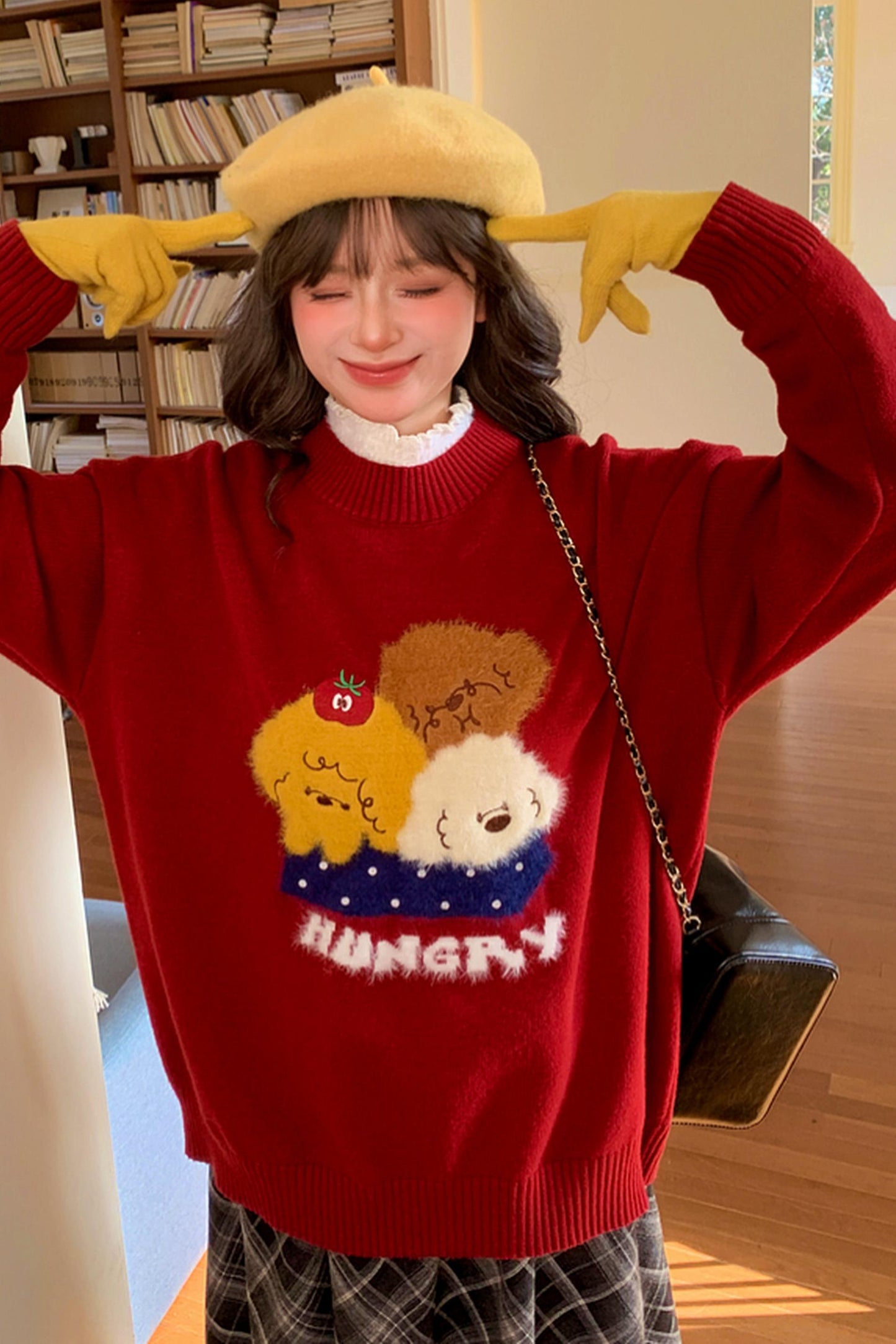 キュートパピーニットセーター