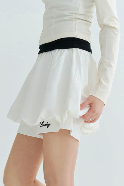 Blossom Embroidery Pants Skirt