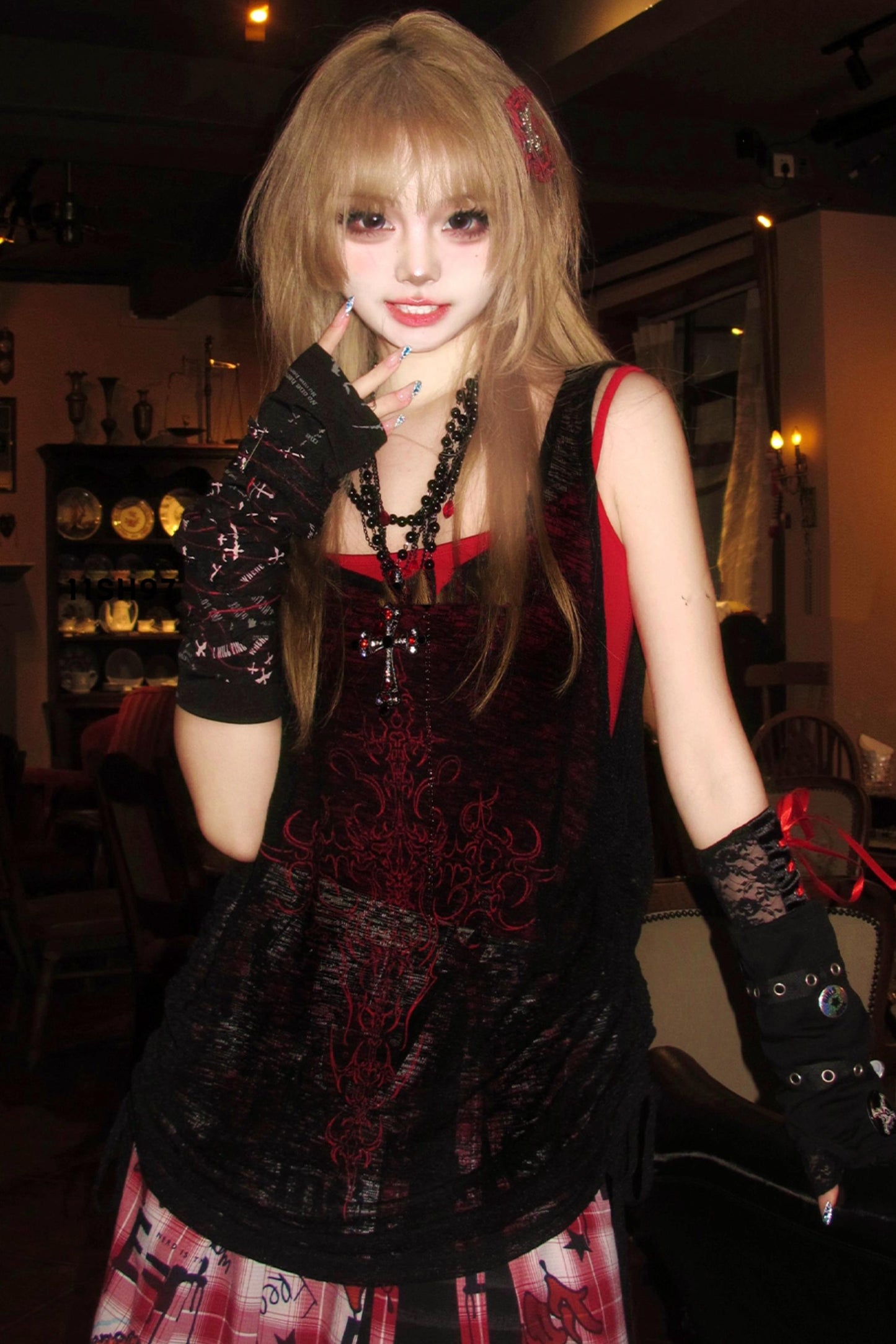 ダークガールシアータンクトップセット