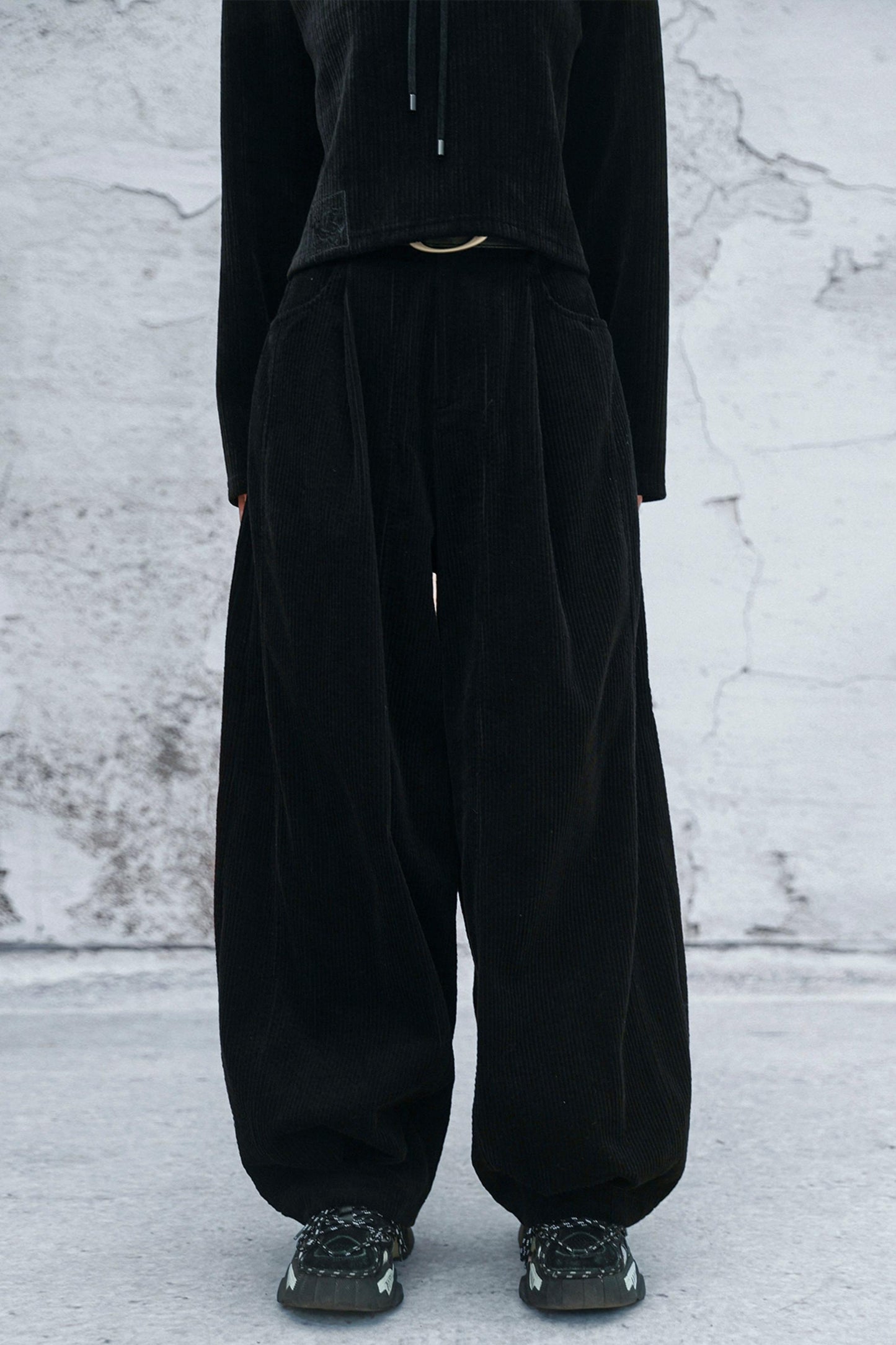 コーデュロイランタンパンツ