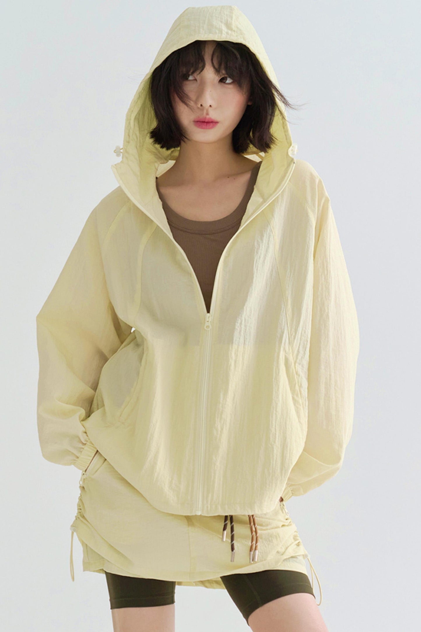 Shaka Hood Mode Hoodie + Short Skirt