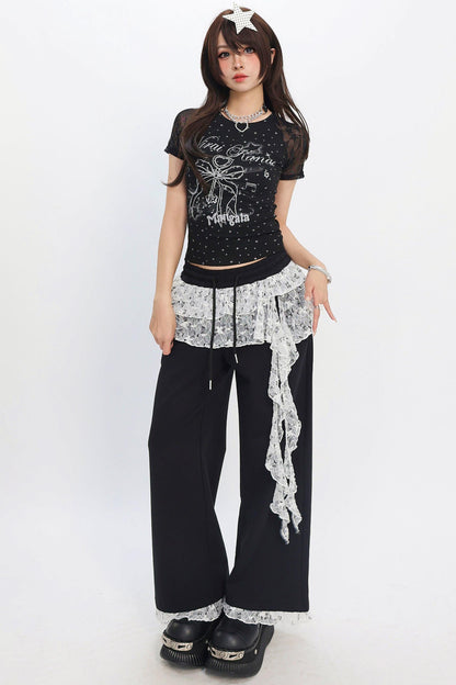 Star Ribbon Y2K Top