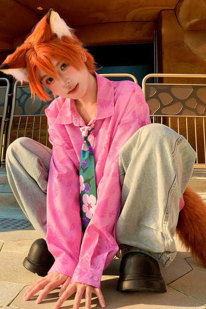 フローラルフラワーブラウス