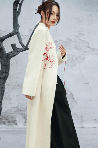 フォーミンクエンブロイダードコート