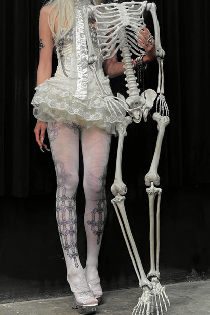 Dark Cross Gothic Tights