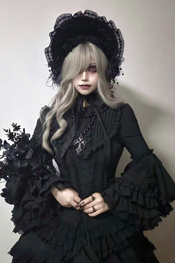 【予約商品】フェニックスゴシック姫袖ロリータセット