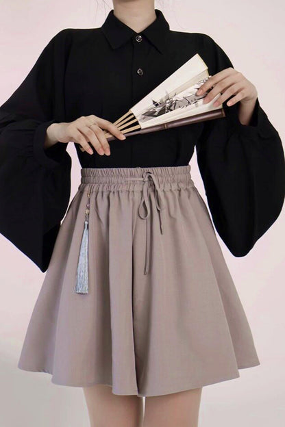 和モードチャイナショートパンツ