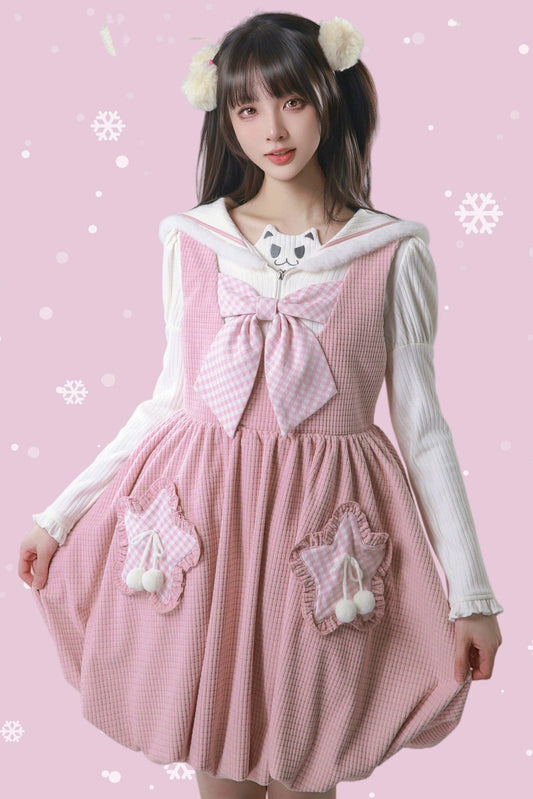 スイートバルーンスカート+トップス