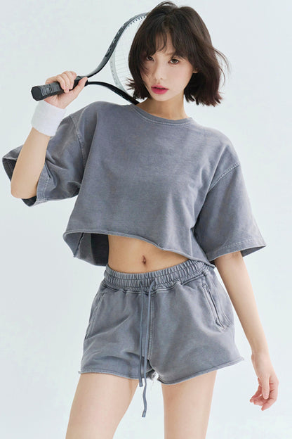 Top de Ocio Lavado + Pantalones Cortos