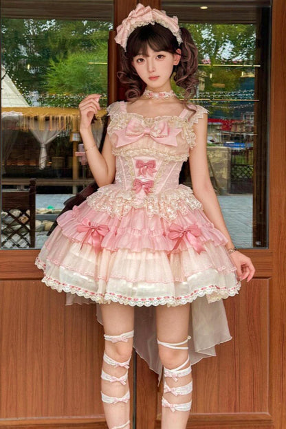 Strawberry Ballet Princess Lolita Dress + Top