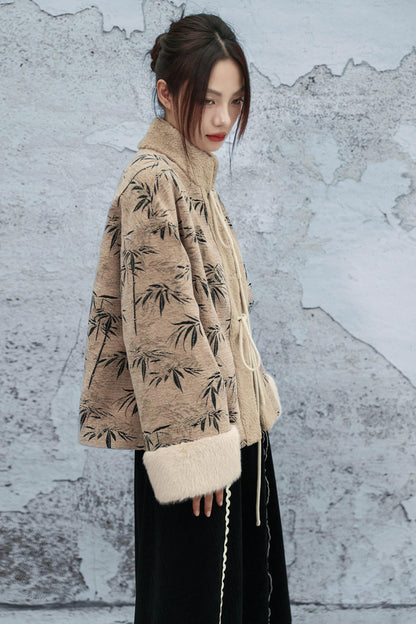 バンブーリーフウールンコート