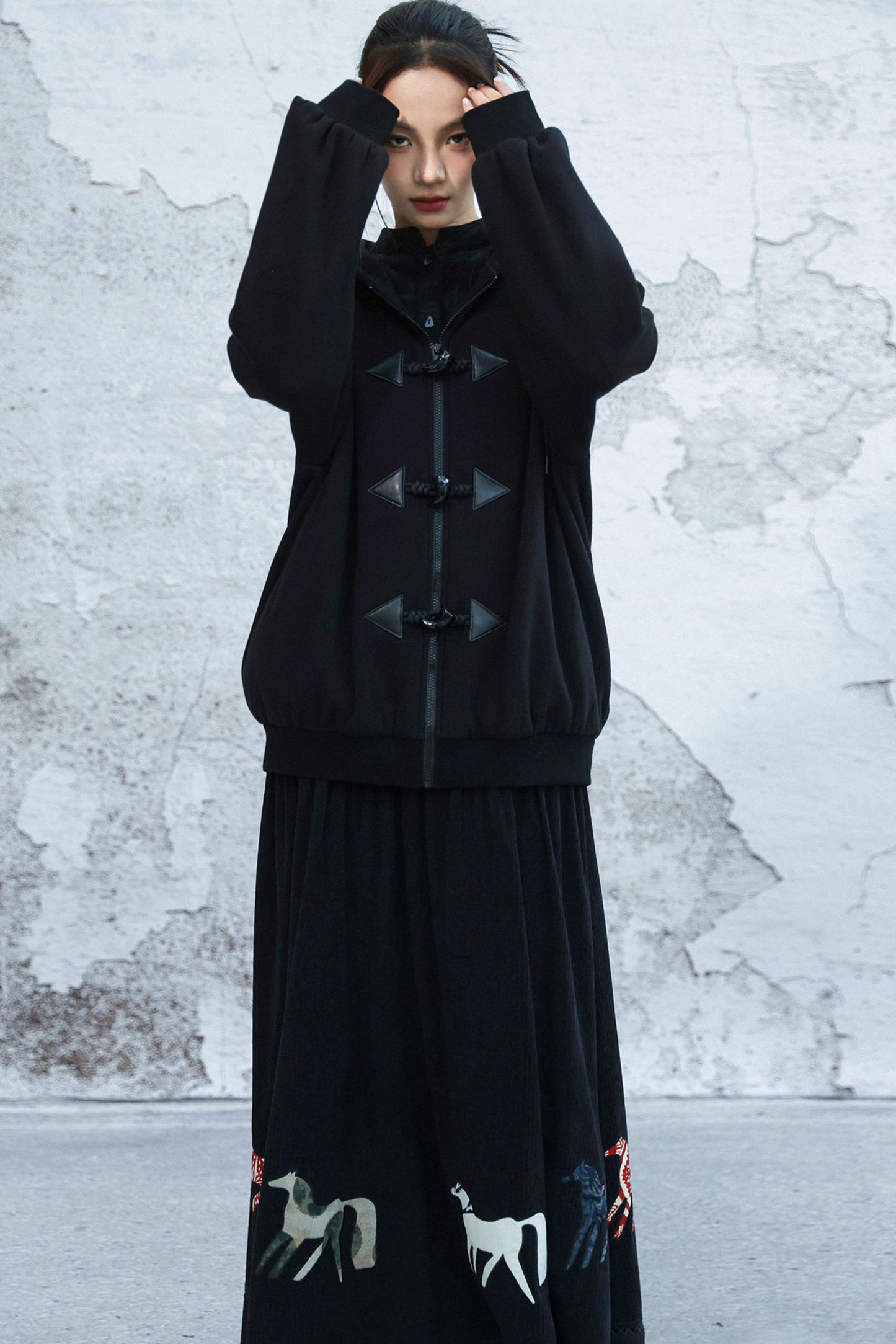 Hooded Fleece Winter Jacket