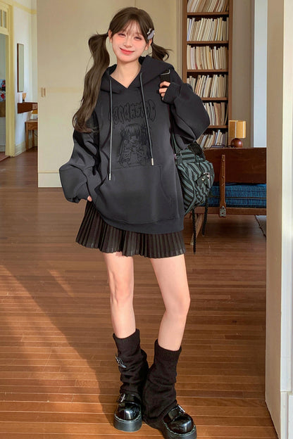 Sweet Cartoon Hooded Tops