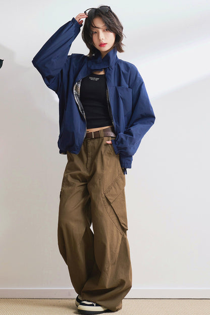 ラージポケットカーゴストレートレッグパンツ