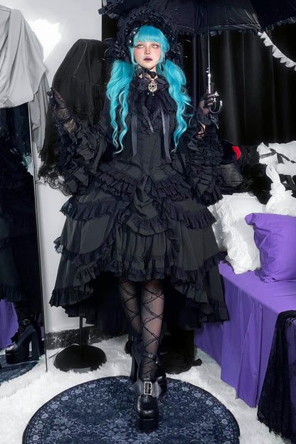 【予約商品】フェニックスゴシック姫袖ロリータセット
