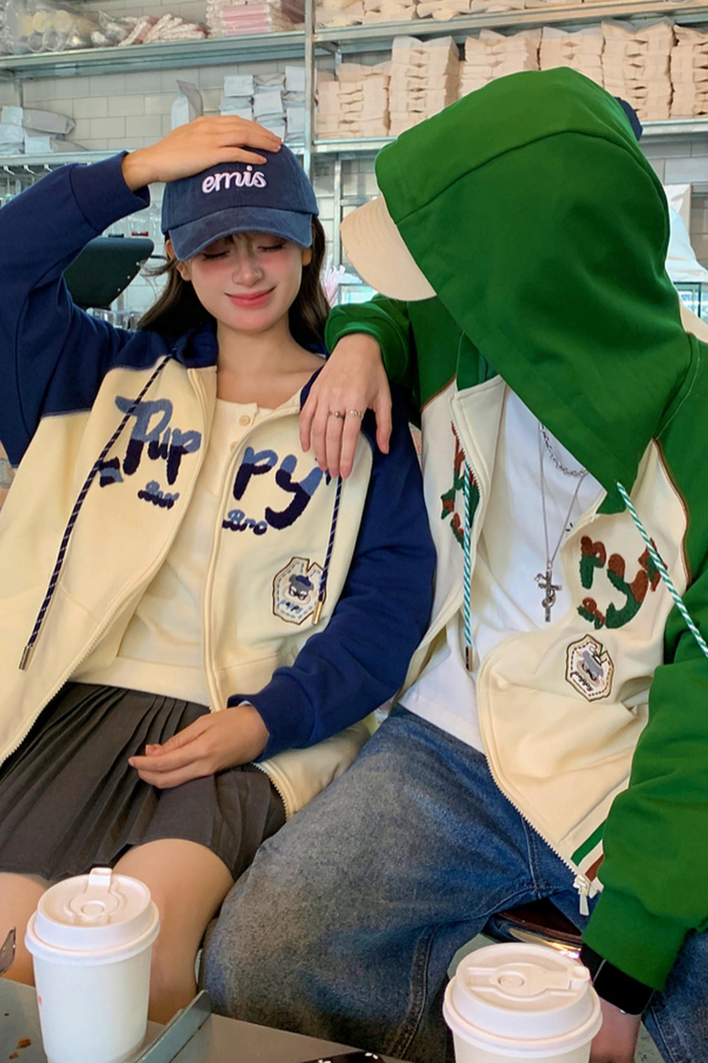 Mori Embroidered Hooded Jacket