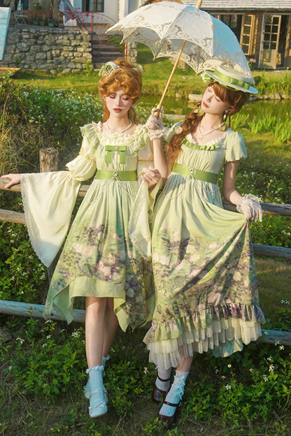 クラシックシフォンローズドレスセットアップ