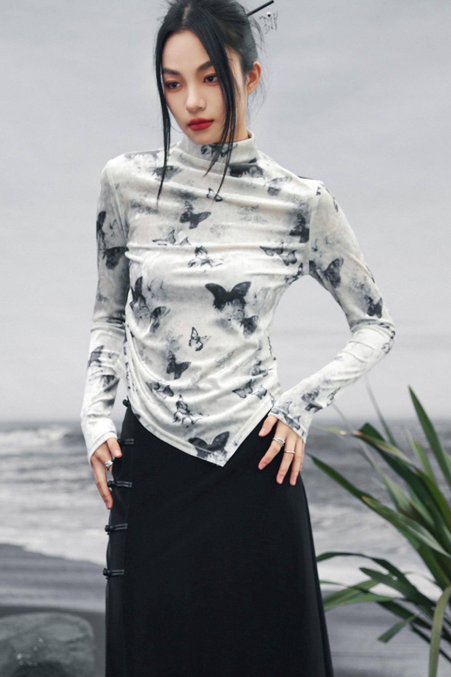 ベルベットインクスタイルバタフライトップ