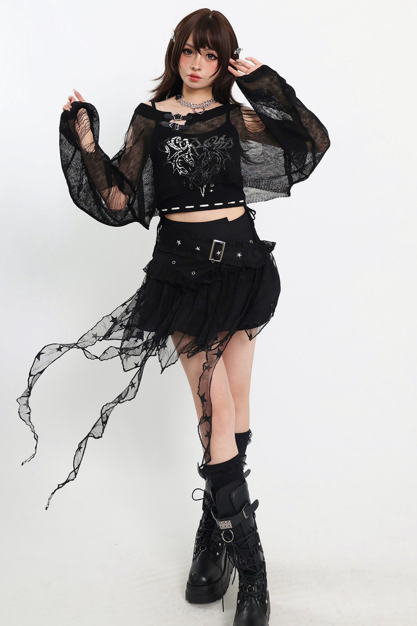 Star-Veil asymmetrischer Rock