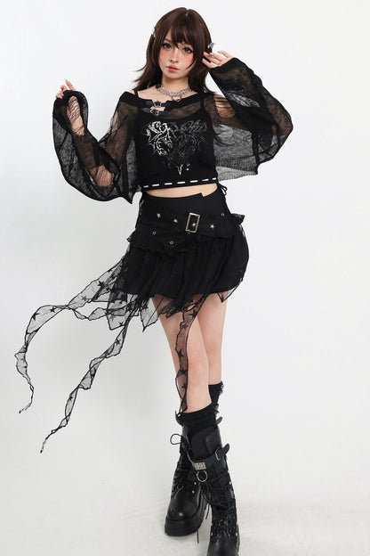 Star-Veil asymmetrischer Rock