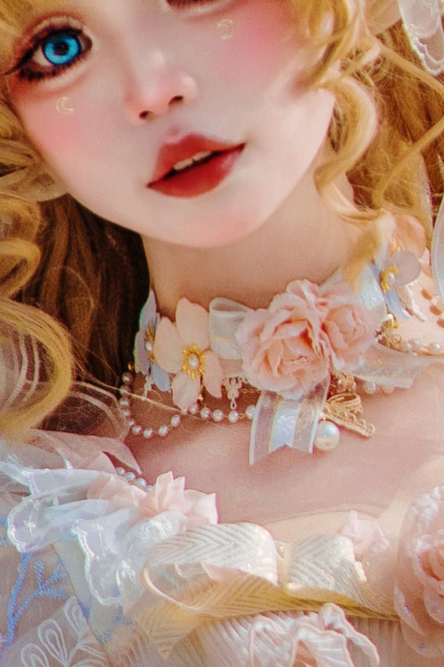 Floral Bridal Handmade Headdress Accessory Setup