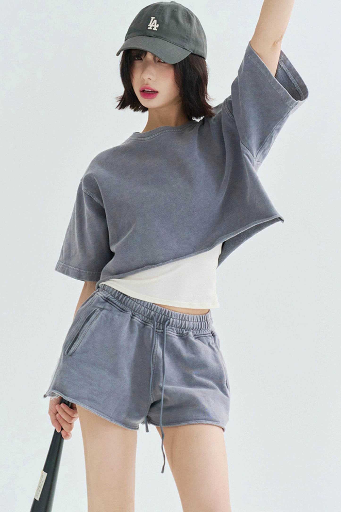 Top de Ocio Lavado + Pantalones Cortos