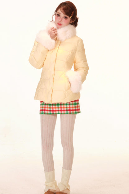 ノルディックファーコラーダウンジャケット