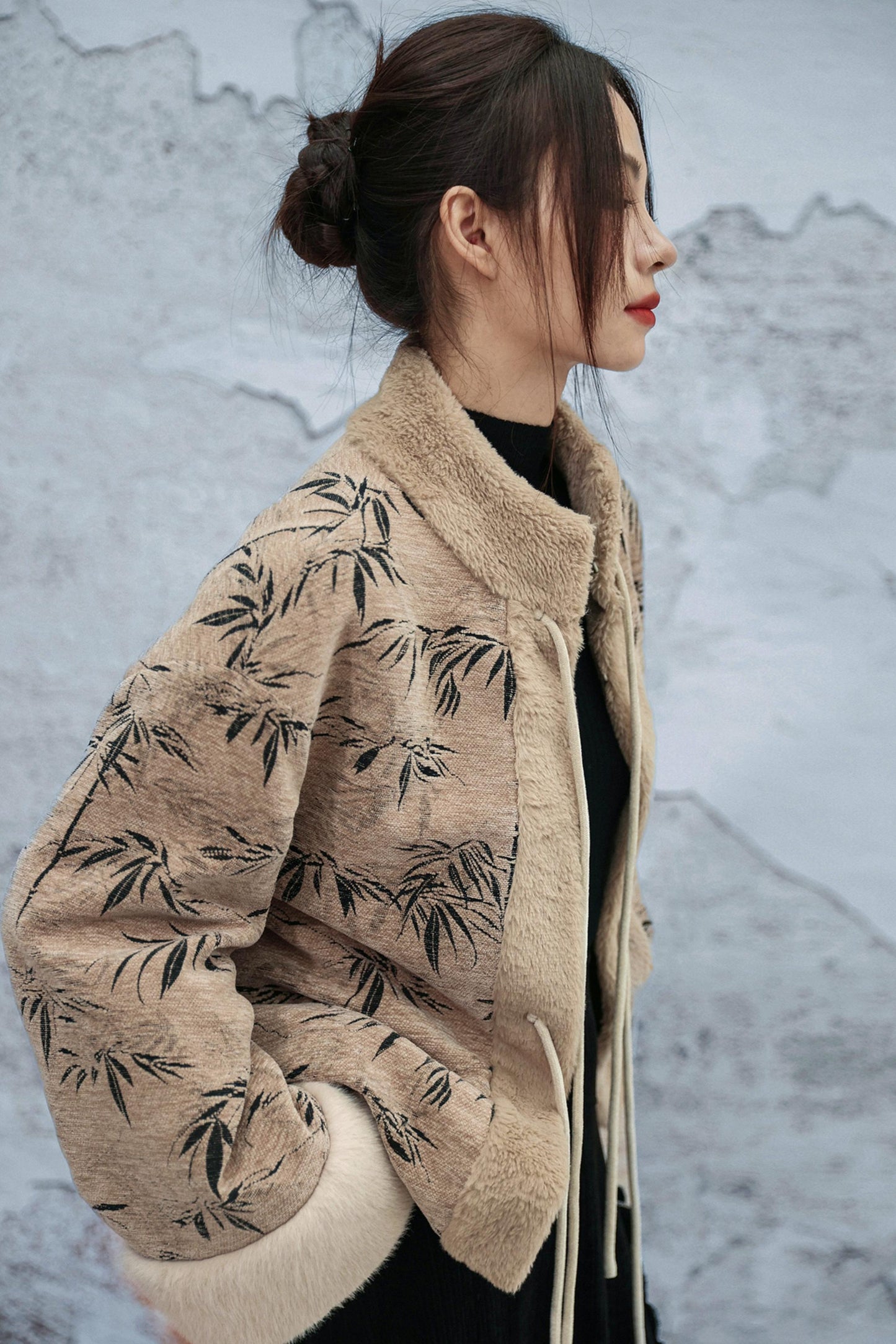 バンブーリーフウールンコート